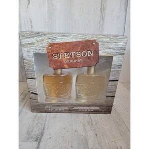 Stetson original cologne aftershave gift set man‎ two fluid ounces fragrance